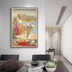 cartel vintage del pais vasco