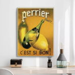 cartel vintage perrier 1