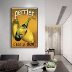 cartel vintage perrier 1