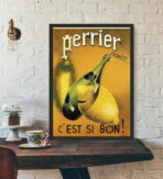 cartel vintage perrier 1