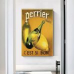 cartel vintage perrier 1