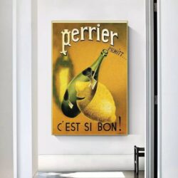 cartel vintage perrier 1