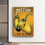 cartel vintage perrier 1