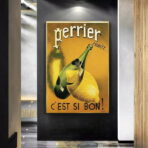 cartel vintage perrier 1