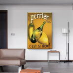 cartel vintage perrier 1