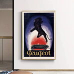 cartel peugeot vintage 1