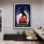cartel peugeot vintage 1