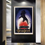 cartel peugeot vintage 1