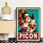 cartel viejo picon