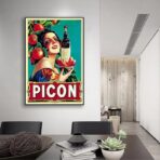 cartel viejo picon