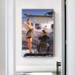 cartel de aviacion pin up