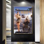 cartel de aviacion pin up