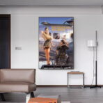 cartel de aviacion pin up