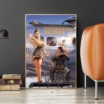 cartel de aviacion pin up