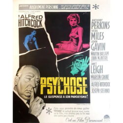 cartel psicosis alfred hitchcock