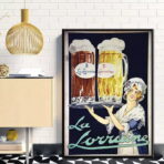affiche publicitaire alcool vintage