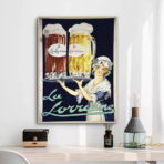 affiche publicitaire alcool vintage