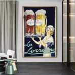 affiche publicitaire alcool vintage