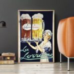 affiche publicitaire alcool vintage