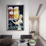 affiche publicitaire alcool vintage