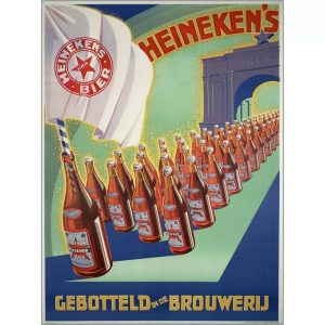cartel publicitario de heineken