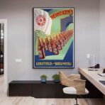 cartel publicitario de heineken