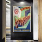 cartel publicitario de heineken