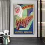 cartel publicitario de heineken