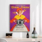 cartel publicitario de cocina vintage