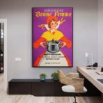cartel publicitario de cocina vintage