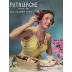 cartel publicitario vintage mujer