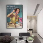 cartel publicitario vintage mujer
