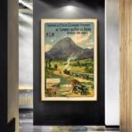 affiche puy de dome vintage