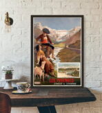 cartel vintage pirineos 1