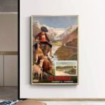 cartel vintage pirineos 1