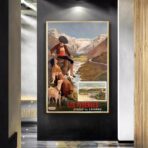 cartel vintage pirineos 1