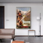 cartel vintage pirineos 1