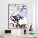 cartel renault 4cv