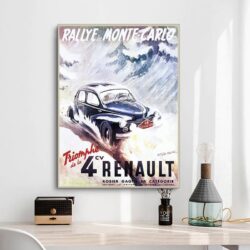 cartel renault 4cv