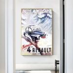 cartel renault 4cv