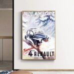 cartel renault 4cv