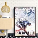 cartel renault 4cv