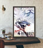 cartel renault 4cv