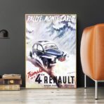 cartel renault 4cv