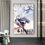 cartel renault 4cv