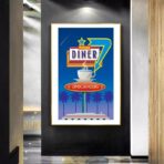 cartel de restaurante vintage