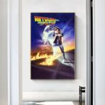 cartel vintage de regreso al futuro