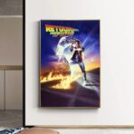 cartel vintage de regreso al futuro