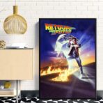 cartel vintage de regreso al futuro
