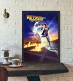 cartel vintage de regreso al futuro